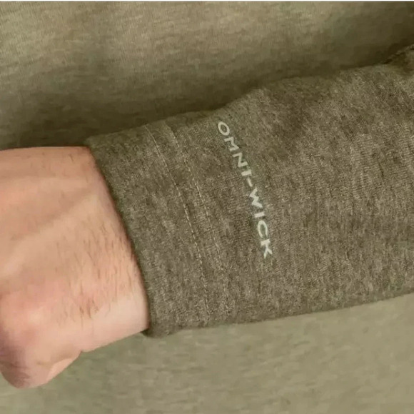 Columbia Men's Long Sleeve Raglan Tee Sage Heather XL - Picture 5 of 10